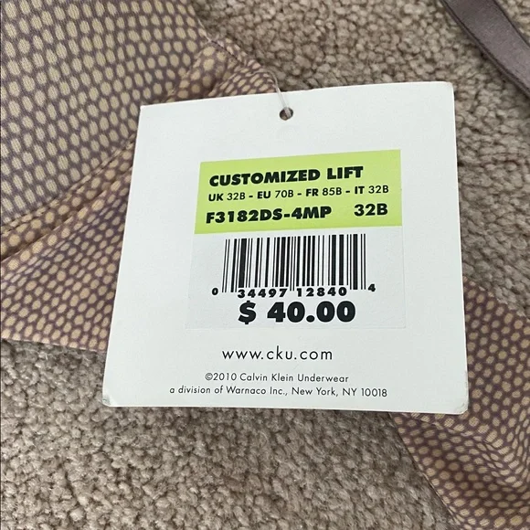 NWT. Calvin Klein Women's Full Coverage Bra - Brown - Picture 2 of 4